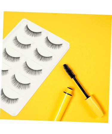 minkissy 15 Pairs Short False Eyelashes Fake Cosmetic Eyelashes Art Eyelashes Makeup Brishes Toiletries Natural Look Eyelashes Extension Lashes False Lashes Artificial Fiber 3d Glue Fluffy - Buy Online on GoSupps.com