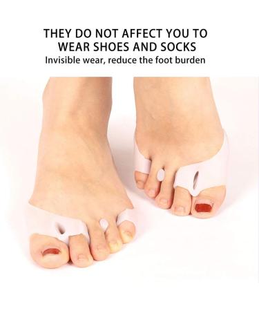 Milisten Toe Separator Hammer Toes Support Crest Pad - 2 Pairs | Toe Straightener Corrector for Hallux Valgus and Plantar Fasciitis - Buy Online on GoSupps.com