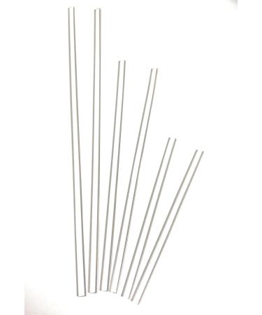 100pcs 8" x 4mm Flat Clear Sticks for Cake Toppers Cake pops or Lollipops - Acrylic Plexiglass Sticks Transparent Clear Strong and not Bendy with Length of 4 6 or 8 (100 8in) 100 8in