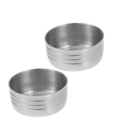 Alipis Couvercles pour Shakers Cocktails en Acier Inoxydable Petite Taille 350 Ml Anti- claboussures Compatibles Verres M langeurs Accessoires pour Bars et Salons de Th Lot de 2