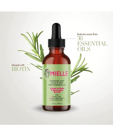 Rosemary Oil for Hair Growth - 59 ml Hair Care Oil (2 Pack) | Reduce Hair Loss & Nourish Scalp with Rosemary Mint Oil - Buy Online on GoSupps.com