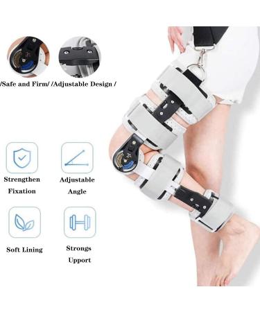 SFKLYU Adjustable Knee Joint Fixation Bracket - Post Knee Immobilizer Support for Men and Women | Ideal for Meniscus Tear & Arthritis - Buy Online on GoSupps.com