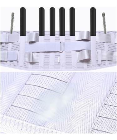 Tylxayoxa Lumbar Support Belt - XL Lower Back Support with Curved Aluminum Stripes & Breathable Mesh - Adjustable Velcro Tapes for Enhanced Comfort - Buy Online on GoSupps.com