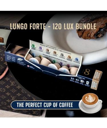 La Natura Lifestyle Caf LUNGO FORTE - 120 coffee capsules compatible with Nespresso capsule machines - 100% industrially compostable - environmentally friendly - Buy Online on GoSupps.com