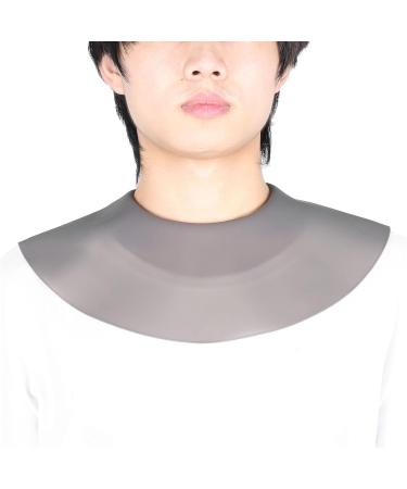 LIZEALUCKY Cutting Collar Silicone Waterproof Neck Wrap Guard for Haircut Professional Hairdressing Tool Hair Cutting Dyeing Pad Guide for Salon Stylist Home Use (Gray) - Buy Online on GoSupps.com