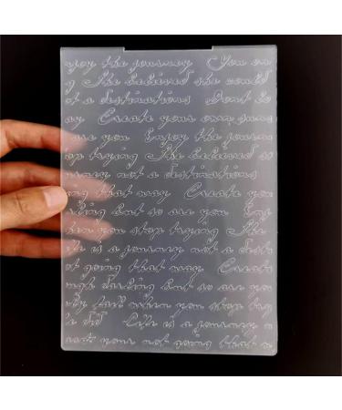 WooYangFun 1PC Floral Words Sentiment Embossing Folder - DIY Craft Decoration Template Mold - Buy Online on GoSupps.com