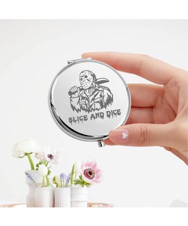 Jason Machete Pocket Mirror - Scary Movie Lover Gift - Compact Makeup Mirror - Buy Online on GoSupps.com