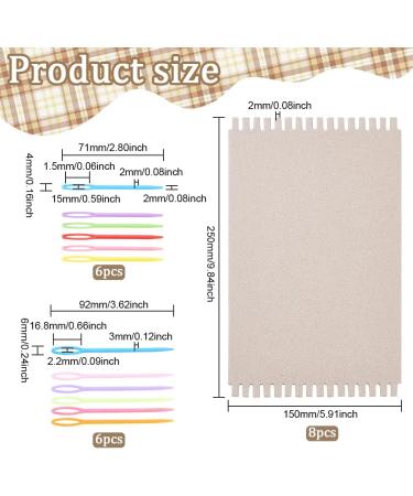 FINGERINSPIRE Cardboard Weaving Looms & Plastic Sewing Needles Set | Wide Loom Boards for Beginners Kids & Adults | Knitting, Crochet, Tapestry Tools - Buy Online on GoSupps.com