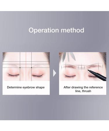 sillervan Isometric Eyebrow Ruler Adjustable Size Eyebrow Card with Multiple Functions Biological - Buy Online on GoSupps.com