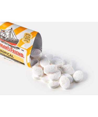 Fisherman's Friend Tropical Cardboard - 24 Bags of Ananas Melon Guava & Berry Mix | Wild Fruity Aroma | Exclusive International Shipping - Buy Online on GoSupps.com