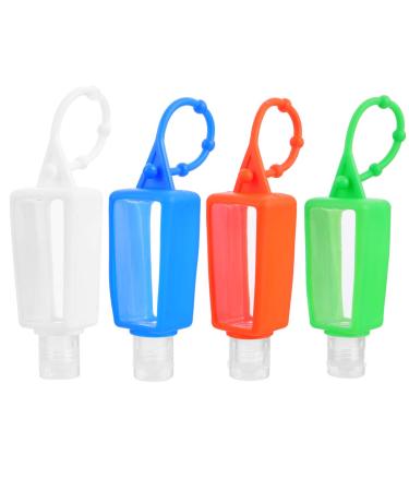 COHEALI 30ML Travel Bottles Set - Portable Containers with Silicone Sleeve and Wrist Keychain - Buy Online on GoSupps.com