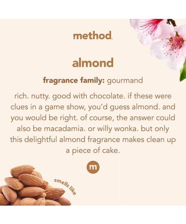 Method Hardwood Floor Cleaner 739ml 6 Pack | Easy Squirt & Mop Design | Almond Scent | For Laminate & Sealed Wood Floors - Buy Online on GoSupps.com