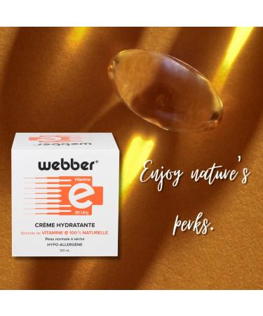 WEBBER Hydrating Cream - Face Moisturizer with Vitamin E for Scars Burns Wrinkles & Dry Skin | 120 ml International Shipping - Buy Online on GoSupps.com