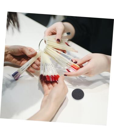 NOLITOY 1 Frosted Sheet Pedicure Tools for Feet Round Sanding Discs Manicure Grinding Slice Nail Set 2.5x2.5cm Black - Buy Online on GoSupps.com