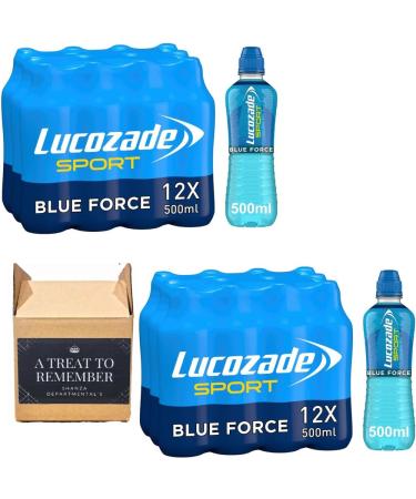 Lucozade Sport Blue Force 500ml - (Pack Of 24)