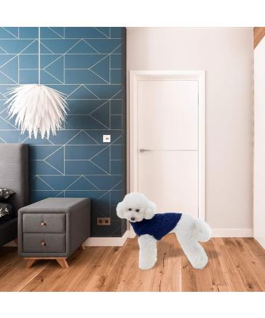 Bingpet Dog Knit Sweater with Turtleneck - Classic Braid Warm Coat for Dogs & Cats X-Small Marine Blue | Autumn & Winter Outfits - Buy Online on GoSupps.com