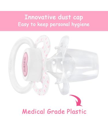 LittleForBig Large Shield Pacifier - Generation II Adult Size Blushing Baby Pattern | Buy Now for International Shipping! - Buy Online on GoSupps.com