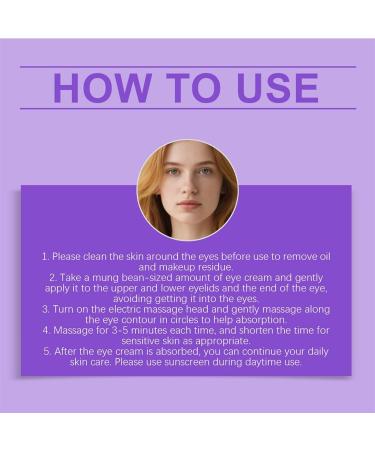 Revitalizing Eye Cream With Massage Head - Brightens Firms & Reduces Dark Circles Fine Lines(1pcs) 1 Count (Pack of 1) - Buy Online on GoSupps.com