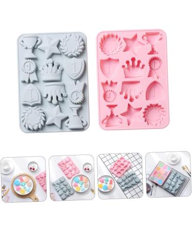 2pcs Silicone Mold Holiday Cake Dessert Mold Silicone Fondant Resin Moulds Silicone Soup Making Mold Holiday Baking Mold Silicone Mint Molds Jelly Mold Trophy Silica Gel Fudge - Buy Online on GoSupps.com