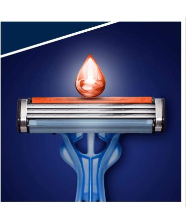 Buy Gillette Blue 3 Smooth Disposable Razors for Men - 6-Pack with 3-Blade Design | Fast International Shipping - Buy Online on GoSupps.com