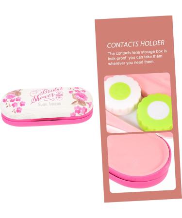 Buy Solustre Double-Lodged Glasses Case & Travel Lens Kit | Stylish Flocked Cloth Travel Set for Lentil Containers - Buy Online on GoSupps.com