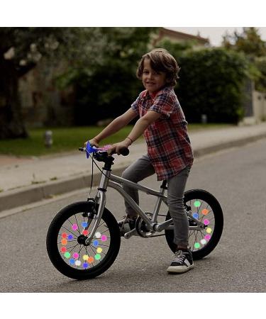 NT-ling Multicoloured Luminous Bicycle Spoke Beads - 72 Pieces - Kids Bike Wheel Decorations - Buy Online on GoSupps.com
