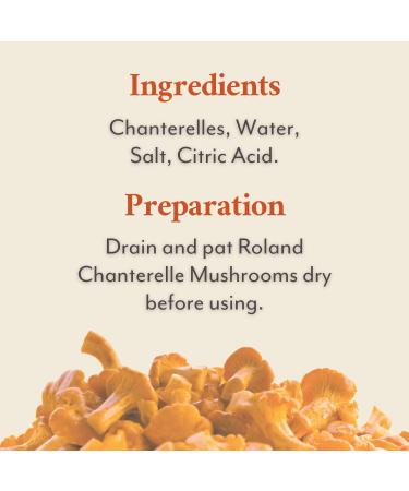 Roland Foods Canned Chanterelle Mushrooms 7.9 oz - Specialty Canned Food - Buy Online on GoSupps.com