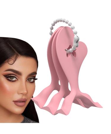 Winged Eyeliner Stencil Eyeliner Stencil Tool3 Piece Eyeshadow Applicator Template for Beginners Eyeliner Helper for Travel Stage Performances Home Business Trips Dates Pink