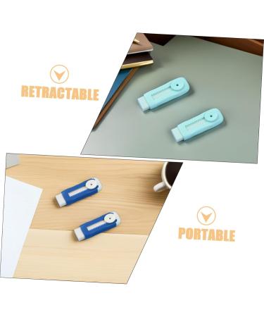  Angoily Angoily 12 Push The Eraser Travel Eraser Push Pull Eraser Retractable Pencil Erasers Pengum Drawing Pencil Eraser Sliding Retractable Erasers For School Portable ABS - Buy Online on GoSupps.com