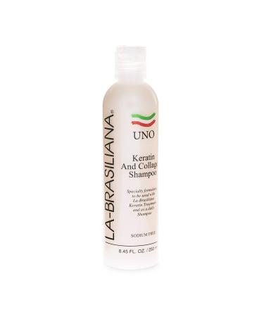 La-Brasiliana Uno Keratin and Collagen Shampoo  8.45 fl.oz. 8.45 Fl Oz (Pack of 1)