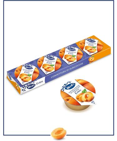 Hero Poker Apricot Jam Jam & Extra Jam High Quality Fruits Preservatives & Colorants 30 Packs of 100g (4 Individual Servings x 25g) - Buy Online on GoSupps.com