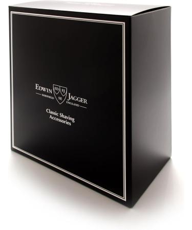 Edwin Jagger S81M586BAMZ Classic Ebony & Nickel Shaving Set | Pure Badger Brush Razors & Bowl for Men & Women - Premium Shaving Essentials - Buy Online on GoSupps.com