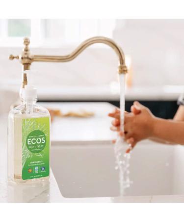 ECOS Hypoallergenic Hand Soap - Lemongrass Scent, 32 Fl Oz | Eco-Friendly Clean - Buy Online on GoSupps.com
