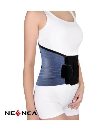 NEENCA Back Support Brace | Adjustable Lumbar Support for Pain Relief | FSA/HSA Approved | XXX-Large Navy Blue-Black - Buy Online on GoSupps.com