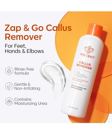 Modelones Callus Remover for Feet Callus Remover Gel Foot Scrubber for Dry Cracked & Dead Skin Extra Strength Pedicure Foot Spa Products Salon Grade Callus Remover Pedicure Tool for Feet 240 ml - Buy Online on GoSupps.com
