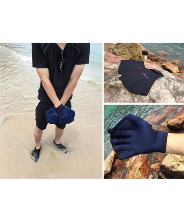 EXCEREY Swimming Webbed Gloves - Aquatic Fitness Paddles for Men and Women - Blue - Buy Online on GoSupps.com