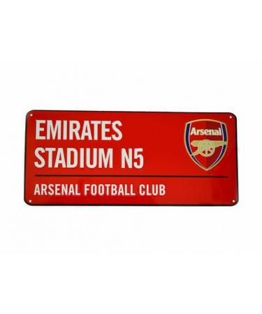 Arsenal street sign - multicolored