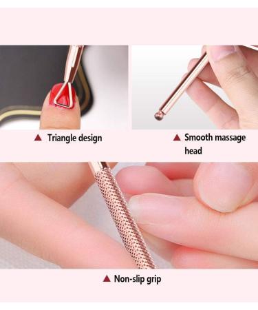 DXIA Stainless Steel Cuticle Pusher Remover Kit with Double Ended Cutter Spoon - Nail Cleaner and Gel Polish Art Tool Set in Metal Box - Buy Online on GoSupps.com