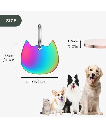 Personalized Yhananti Cat Brand - Custom Engraved Stainless Steel Name Tags for Pets | International Shipping Available - Buy Online on GoSupps.com