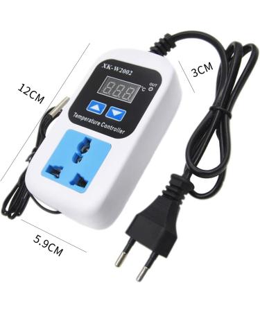 CAM2 Digital Thermostat Socket with NTC Sensor - Precision Temperature Control for Greenhouses Terrariums & Reptiles - Buy Online on GoSupps.com