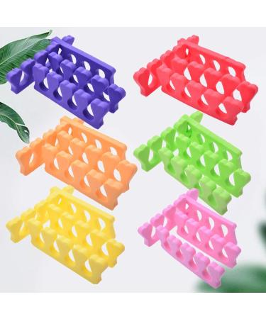15PC Nail Separating Sponges - Fingernail Split Pads for Manicure & Nail Art - Random Colors Perfect for Home & Salon Use - Buy Online on GoSupps.com