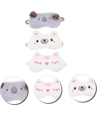 FOMIYES 9 Pcs Plush Eye Masks 3D Blackout Sleep Eye Covers & Satin Blindfolds for Ultimate Comfort Perfect for Nighttime Relaxation - Buy Online on GoSupps.com