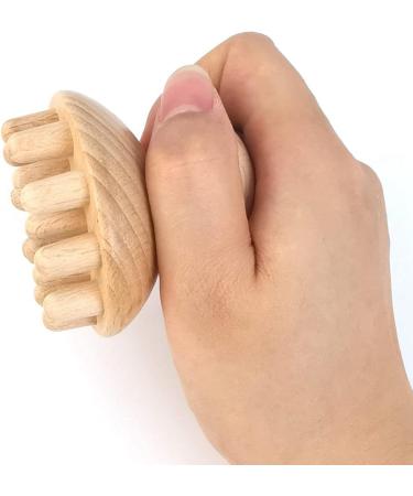 BRIUERG Wooden Mushroom Massage Tool | Anti-Cellulite Fascia Roller for Whole Body Muscle Relief - International Shipping Available - Buy Online on GoSupps.com