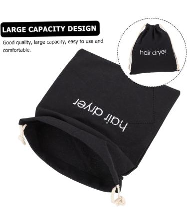 Mikinona 2pcs Hair Dryer Storage Bag Hair Dryer Bags Drawstring Bag Hairdryer Storage Straightener Bag Fabric 33.00X30.00X0.50CM As Shown 1 - Buy Online on GoSupps.com
