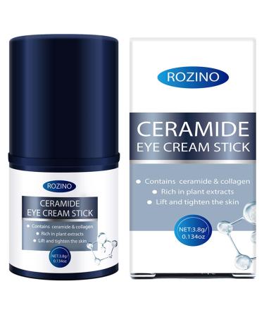 Eye Stick with Ceramide for Dark Circles & Puffiness Temporary Firming Treatment for Under Eye Bags Wrinkles and Fine Lines Anti-Aging Eye Cream for Women and Men (Ceramide)