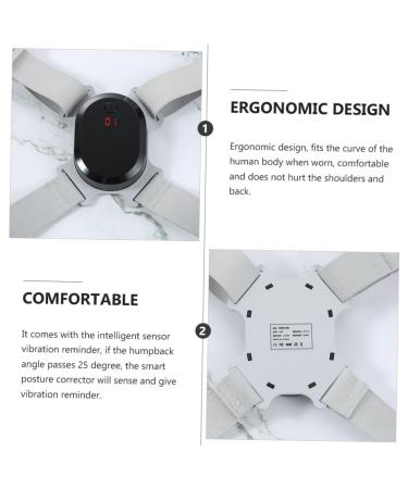 FOMIYES 2 Sets Smart Posture Support Belt | Orthotics with Vibration Reminder | Adjustable Hunchback Brace for Better Posture - Buy Online on GoSupps.com