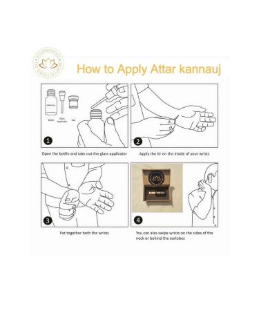 Kanyakubj Kannauj Rose Attar (Rose Damascena) AttarKannauj for Men Roll-On Attar 100% Alcohol-Free (6 ML) - Buy Online on GoSupps.com