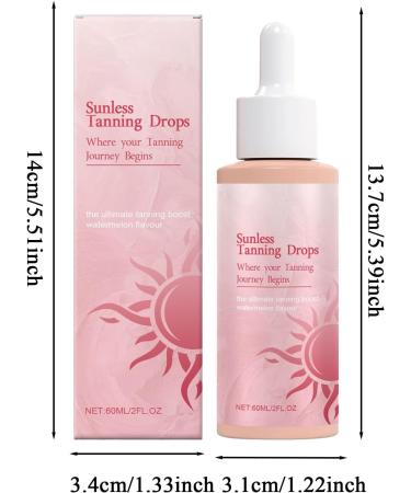 Sunless Tanning Drops Naturally Boost Body Natural Tanner 60ml Long Lasting Keep Nourished For Face Enhancing Skin Tone Without The Sun Damage Your For A Genuine Sun-Kissed Glow For All Types - Buy Online on GoSupps.com