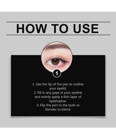 VKaoess 2in1 Waterproof Eyeliner and Eyeshadow Stick Waterproof Eye Pencil for a Smokey or Natural Look Impermeable Eyeliner for Women 2in1 Sharpenable Pencil with Eyeshadow Number 05 - Buy Online on GoSupps.com