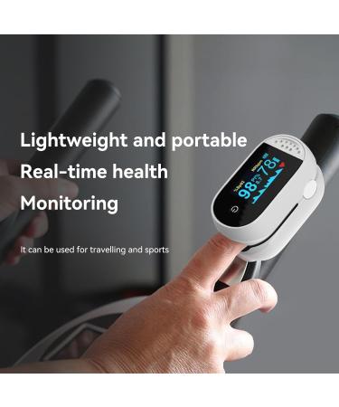 Buy High-Definition Fingertip Pulse Oximeter with Alarm | Fast & Accurate Oxygen Monitor - Includes Batteries & Lanyard - Buy Online on GoSupps.com